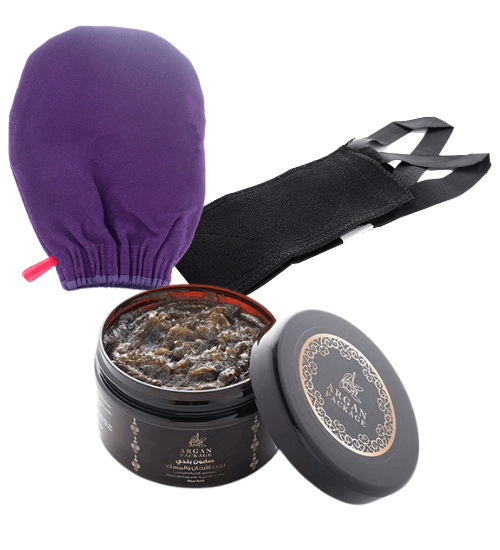 صابون بلدي بالمسك و ليفة جسم و ليفة ظهر