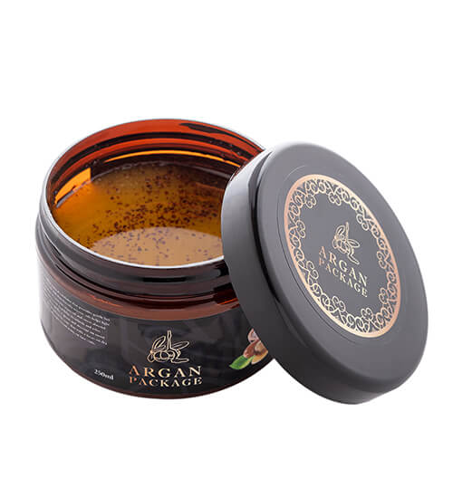 مقشر الجسم  بزيت الأرغان و أملاح البحر 250 جرام