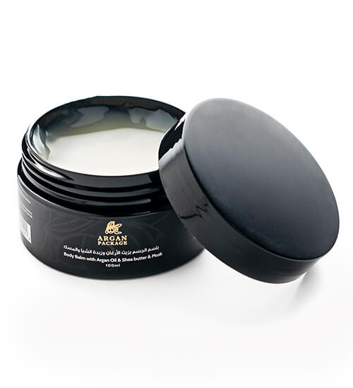بلسم الجسم بزيت الأرغان و زبدة الشيا و المسك 100 مل