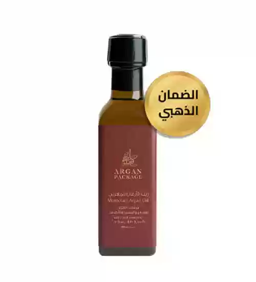 زيت أركان ملكي بعطر العود الفاخر حجم العناية اليومية