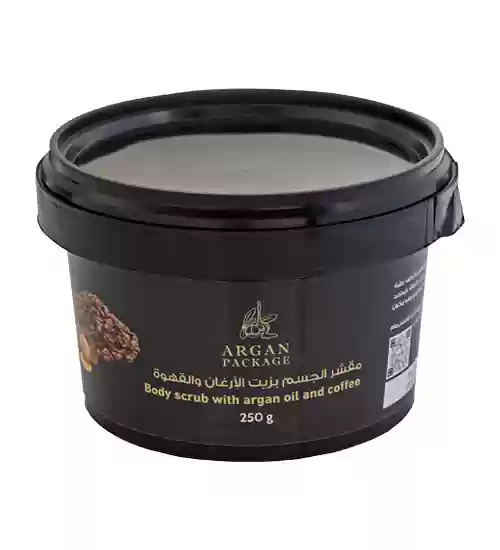 مقشر الجسم بزيت الأرغان و القهوة 250 جرام