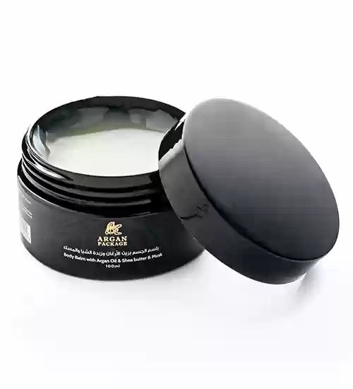 بلسم الجسم بزيت الأرغان و زبدة الشيا و المسك 100 مل