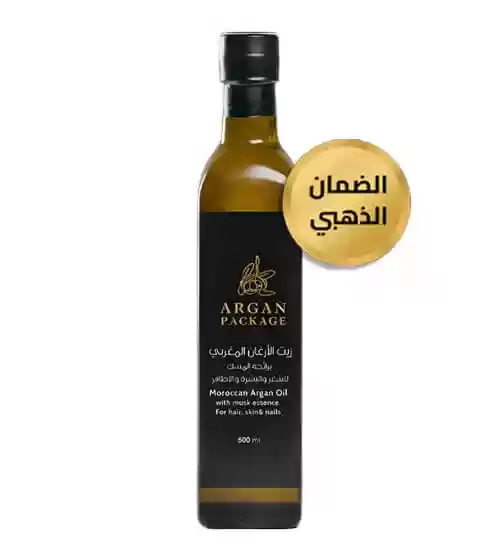 زيت الأرجان الملكي برائحة المسك الفاخر الحجم المثالي 500 مل